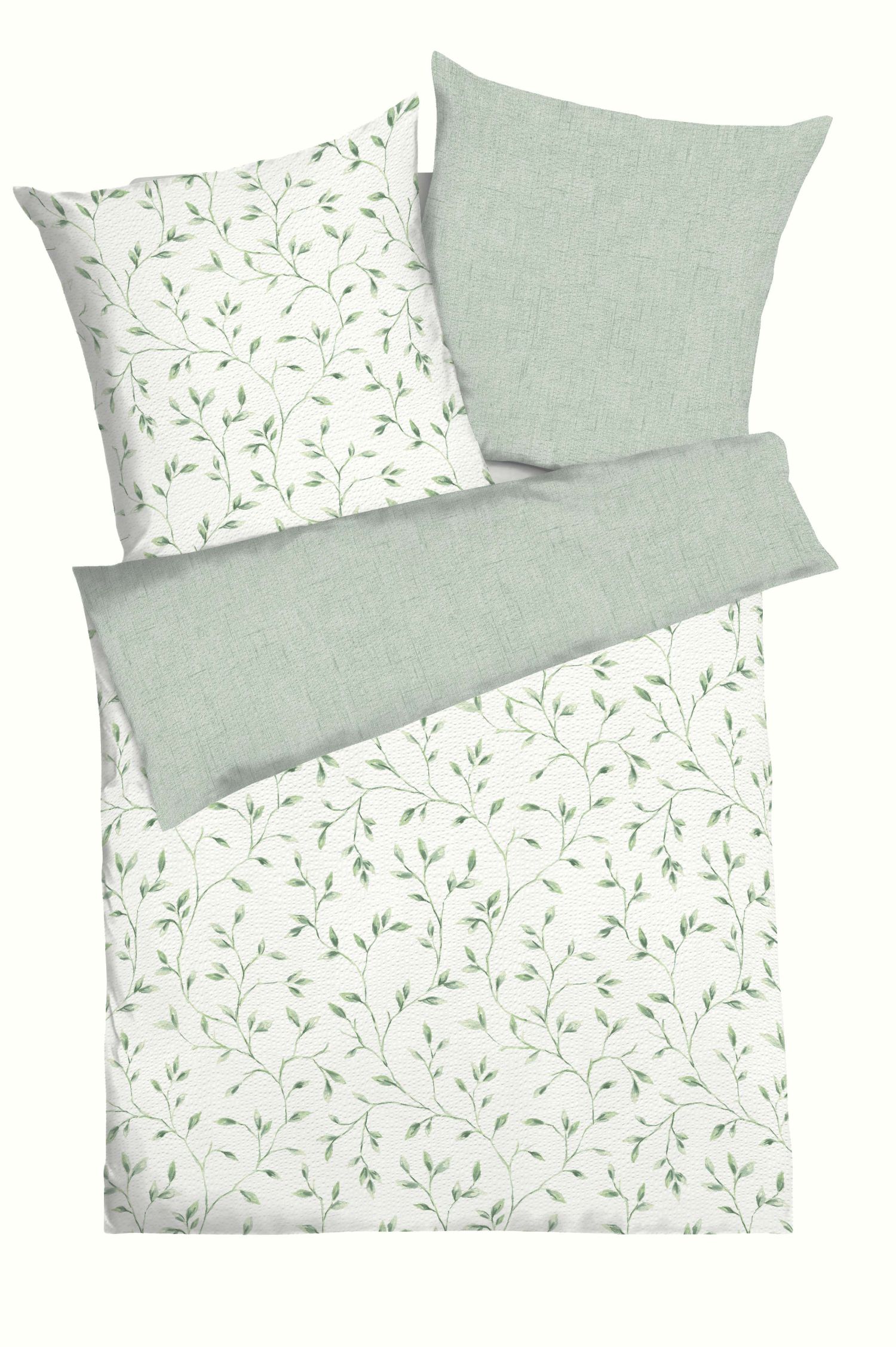 Kaeppel Seersucker Bettwäsche 598 Leaf