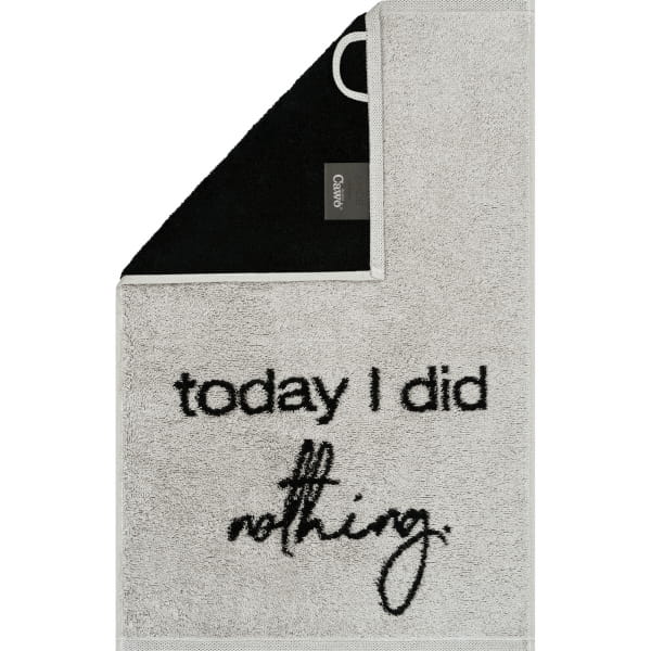 Cawö Postcard Towels - "today I did nothing"