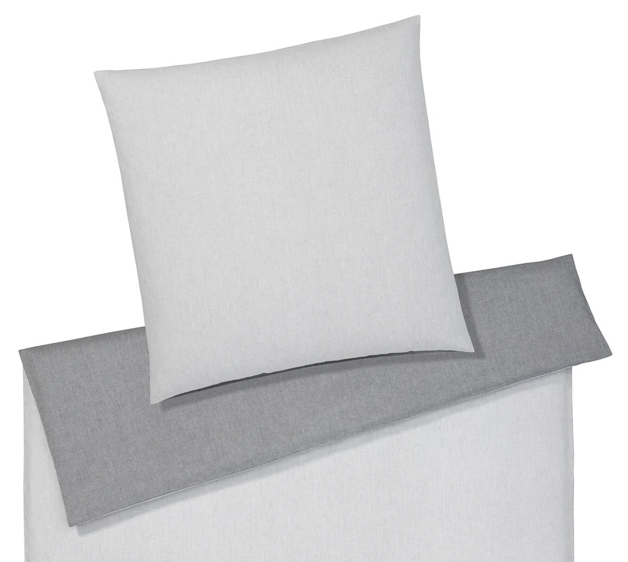 Bettwäsche Elegante Soft Flanell Tender 2677 Fb. 19 Silber