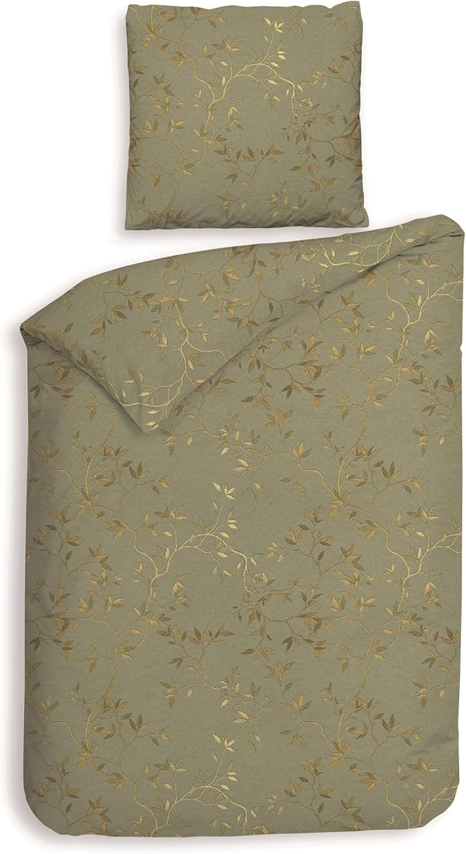 Heckett & Lane Bettwäsche Adeline - Fb. green