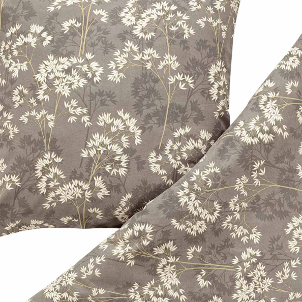 Estella Edelflanell-Bettwäsche Savona 5453, Fb. 800 kiesel