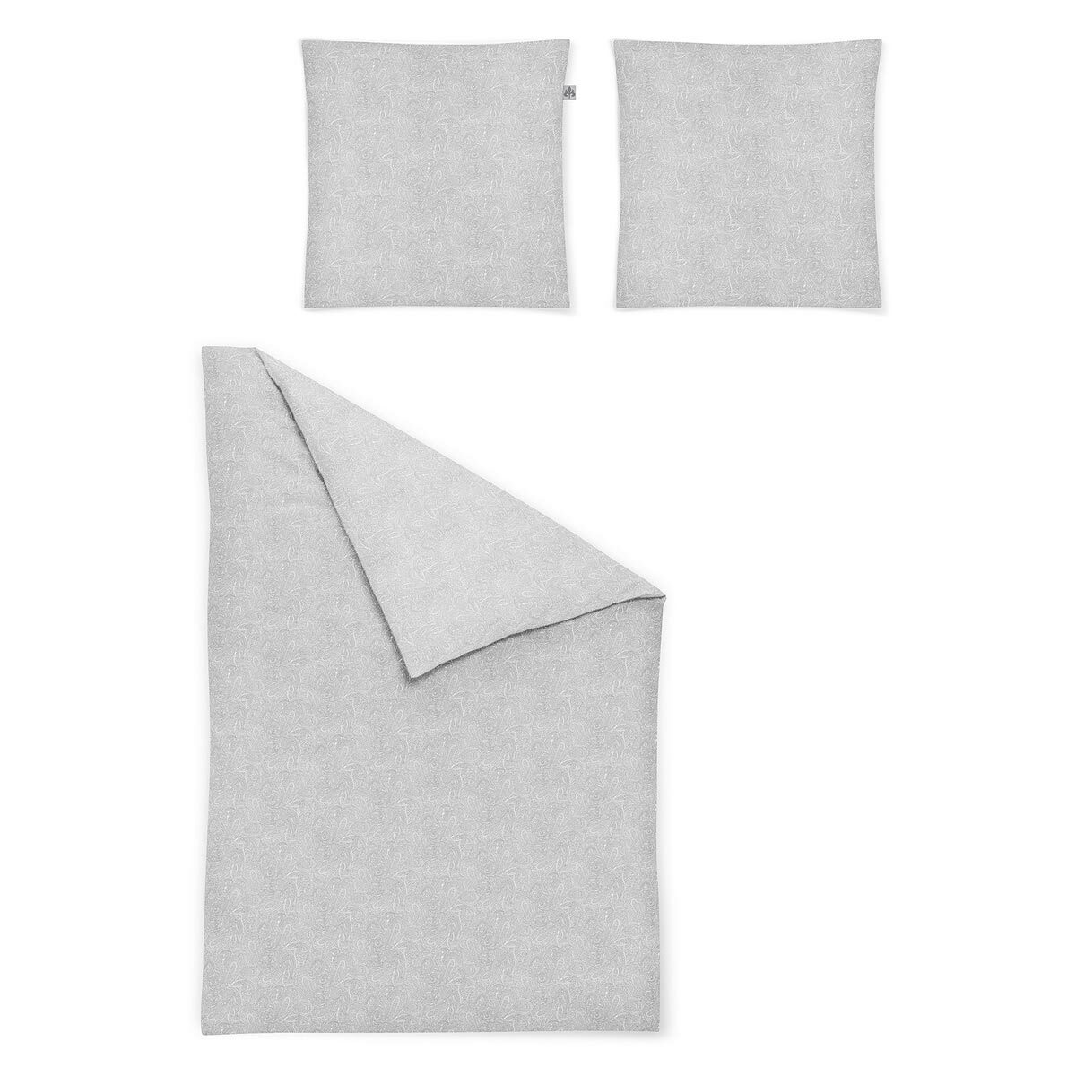 Irisette Premium Bettwäsche Verona 8357 - Mako Satin - Fb. 12 Silber