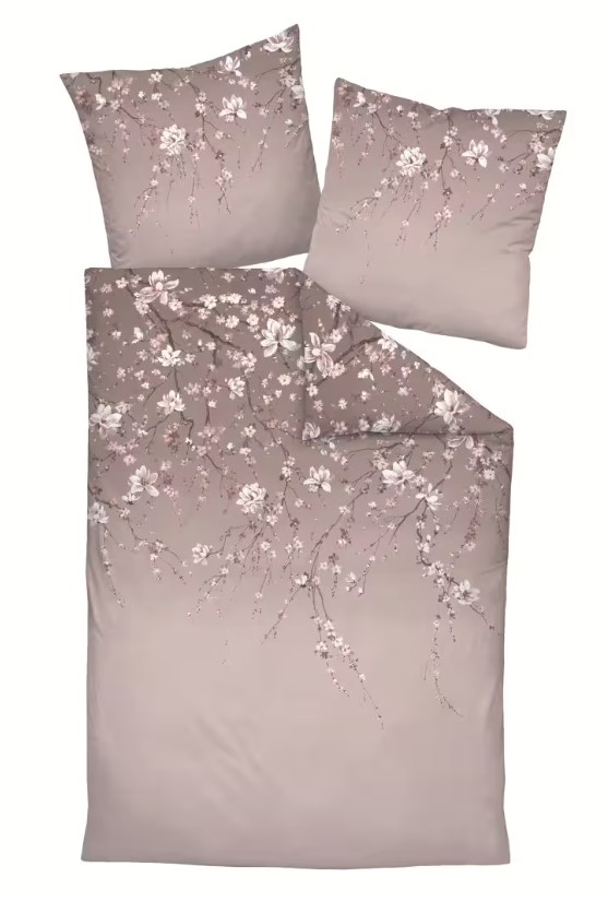 Janine Mako-Satin Bettwäsche Milano 45102 - Fb. 05 dämmerungsmauve