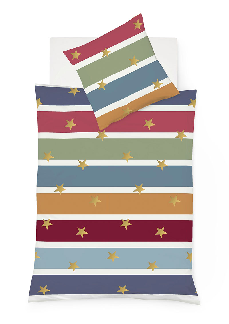 Fleuresse Satin Bettwäsche Milano D - Fb. 9 bunt