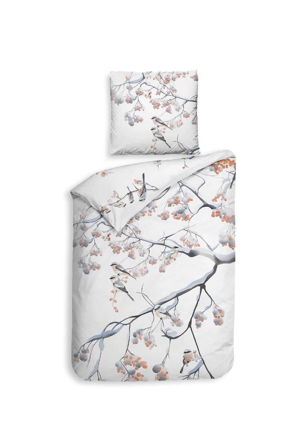 Heckett & Lane Mako-Satin Bettwäsche Keno - Fb. white