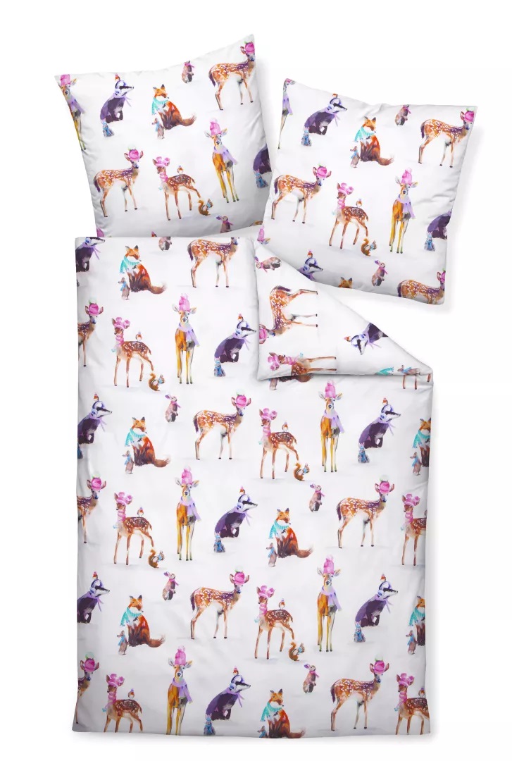 Janine Mako-Satin-Bettwäsche modern art S 42115, Fb. 09 multicolor