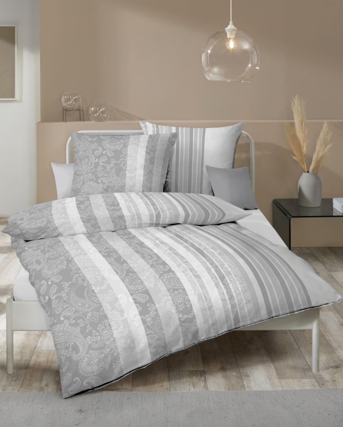Kaeppel Jersey Bettwäsche Firenze 0529 - Fb. 109 silber