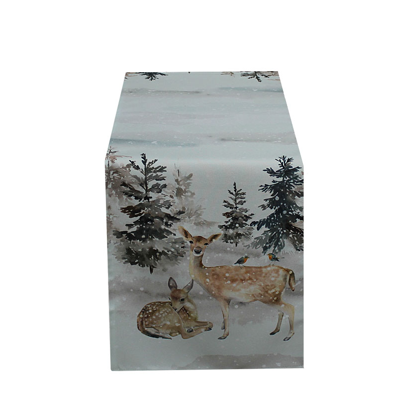 Hossner Tischdecke Kitz, Fb. ecru/bunt