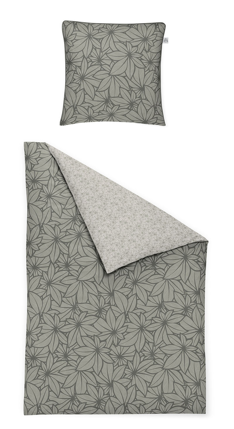 Irisette Satin-Bettwäsche Glamour 8504, Fb. 30 grün