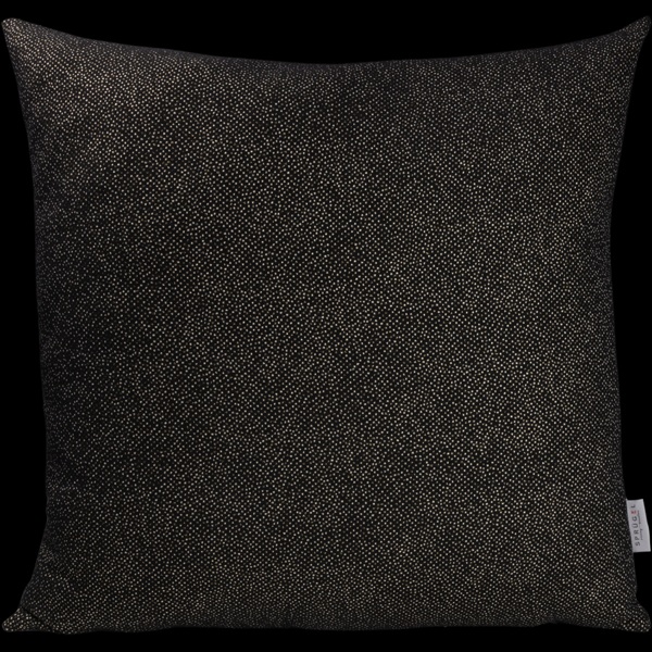 Sprügel Kissenhülle Homey Glitter black - 40x40cm - Fb. schwarz