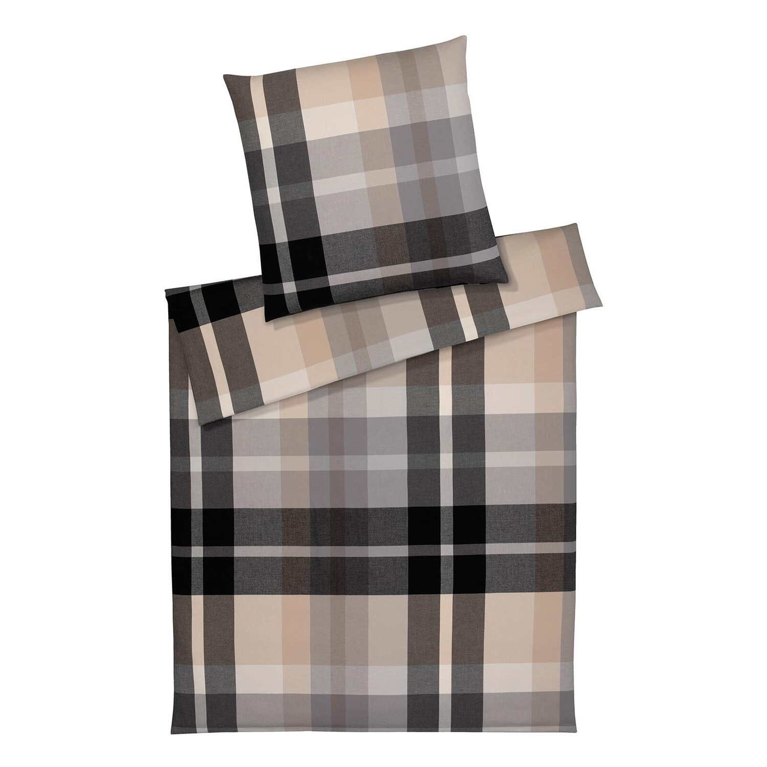 elegante Bettwäsche Fitzgerald 26003 - Fb. 09 graphit