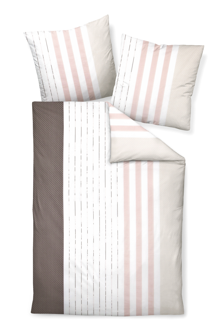 Janine Mako-Seersucker Bettwäsche Tango 20115 Fb.: 01 rosenholz